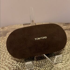 Tom Ford Glasses/Sunglasses Case + Lens Cloth & Polishing Cloth